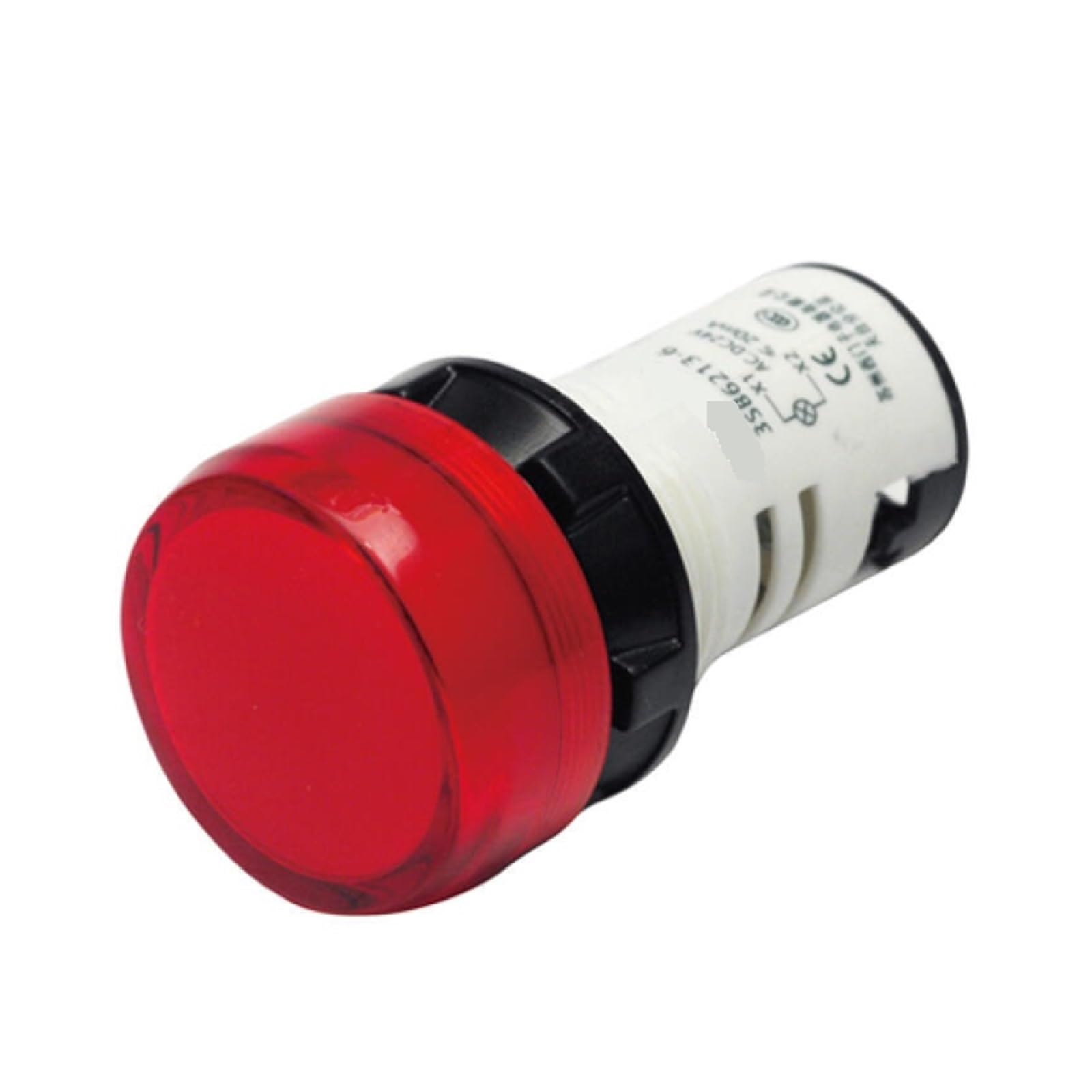 Luz indicadora, 22 mm, plástico, redonda, LED integrado, 24 V CA/CC azul; 3SB62D3B