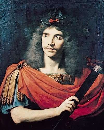 Tableau d'art Molière Pierre Mignard reproduction sur toile haute finition