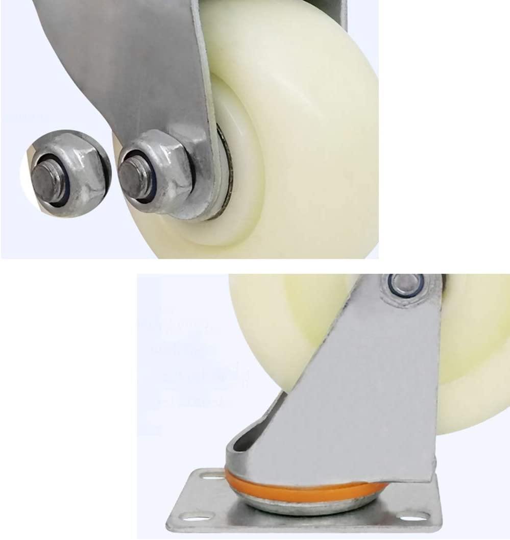 Ruedas para muebles, Ruedas for trabajo pesado, ruedas giratorias for muebles(Brake+universal,5in)