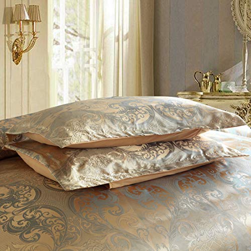 Softta Damask Bedding Queen 3 Pcs Duvet Cover Set Ultra Soft Duvet Quilt Cover Girls Boys Bedding,Rose Gold #TOP4