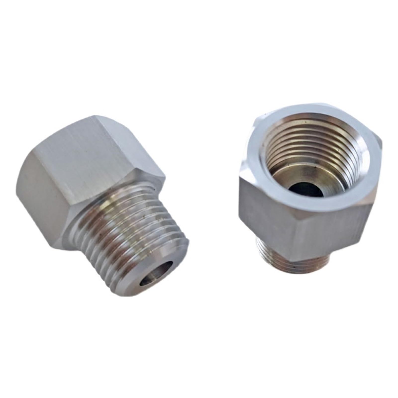 Casquillo de acero inoxidable mecanizado para manómetro de alta presión