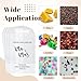 FunooFuno 100 Pcs Wedding Confetti Bags Throw Flower Petal Packets Semi-transparent Glassine Waxed Paper Treat Bags for Wedding Send off, Exit, Tosses Party Decoration(Mr. & Ms.)