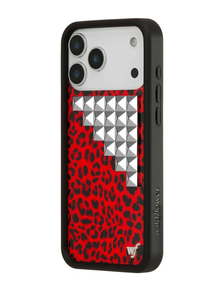 Image of Wildflower Cases - iPhone 17 Pro Max Compatible - Red Meow Stud