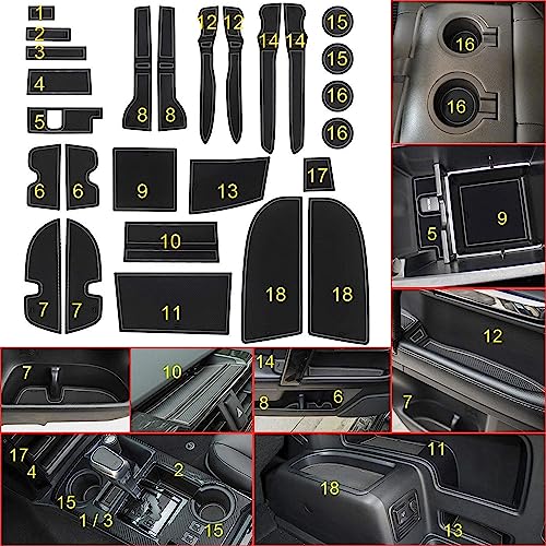 Accesorios para Toyota 4Runner 2010-2024 Tapetes Portavasos miniatura 5