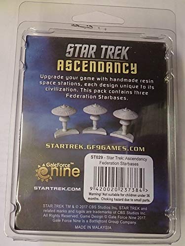 Gale force Nine LLC Federation Starbases: Star Trek Ascendancy, Multicoloured, Large - Image 2
