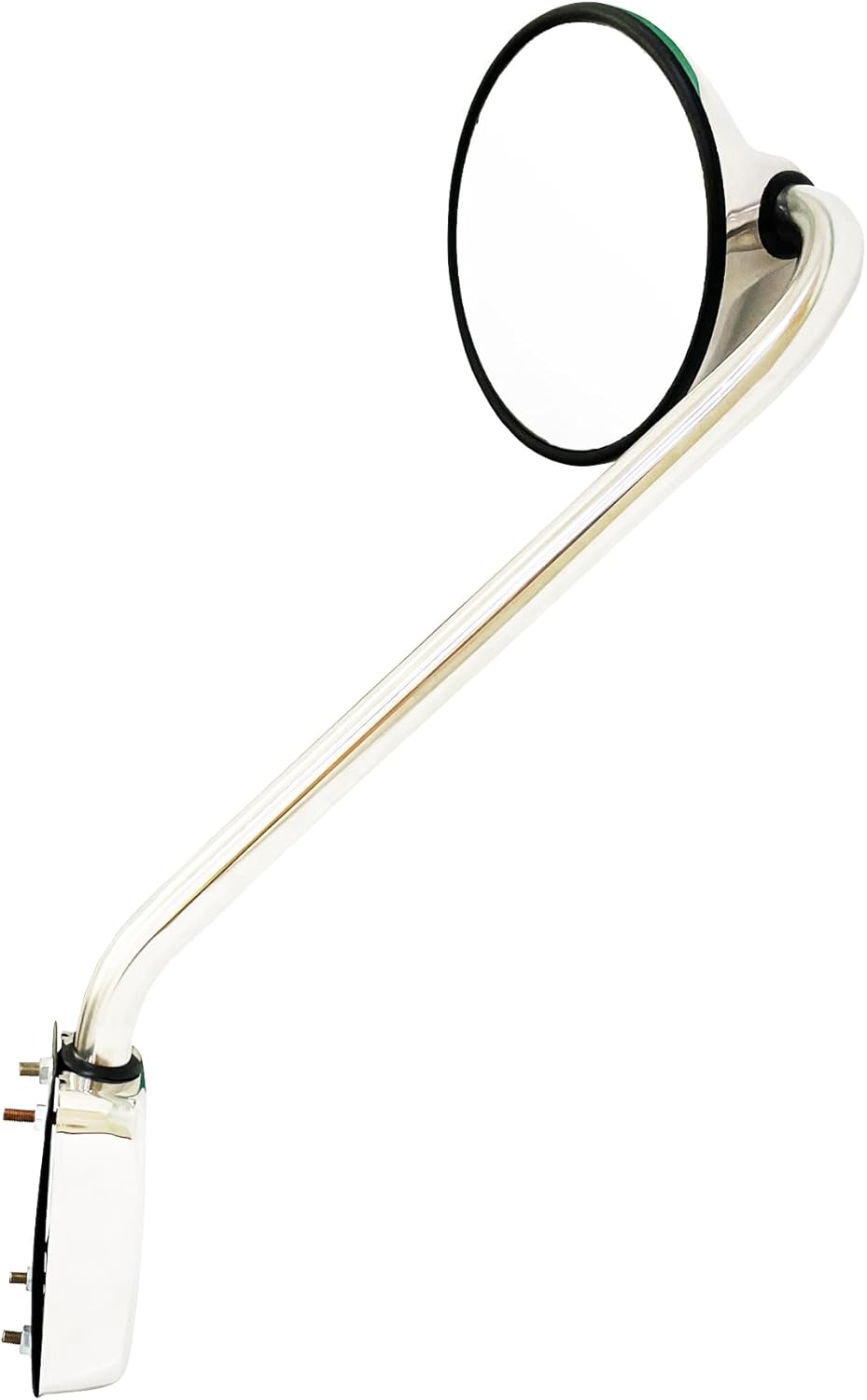 SPLENDID Replacement Hood Mirror for 2013-2019 Kenworth T680, 2010-2016 Peterbilt 579, 2010-2016 Peterbilt 587, 8", R320, Stainless Steel Mirror Head, Right Passenger Side (OEM: 7195616) Passenger Side (Stainless Steel) 2.0