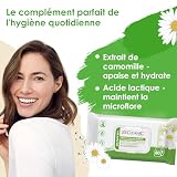 Cleanic lingettes intimes rinçables camomille, lot de 10 x 80 photo 5