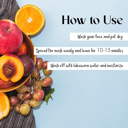 Image of Pink Root Mix Fruit Cream Mask 100ml, Enriched with Vitamin E, Aloe Vera Extract for Removing dead cells & Nourishing Skin
