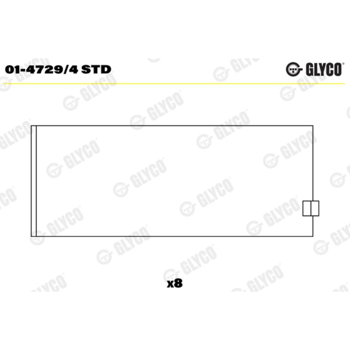 Glyco 01-4729/4 STD Pleuellager