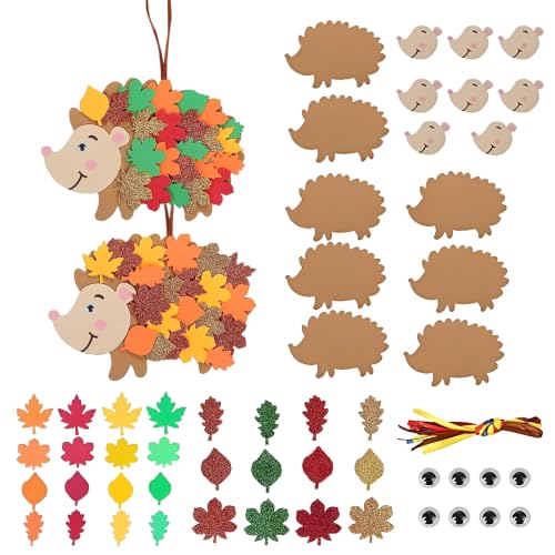 Yuwnd 8 Stück Herbstdeko zum Aufhängen, Herbst Basteln Hängend mit Schnur bei Amazon