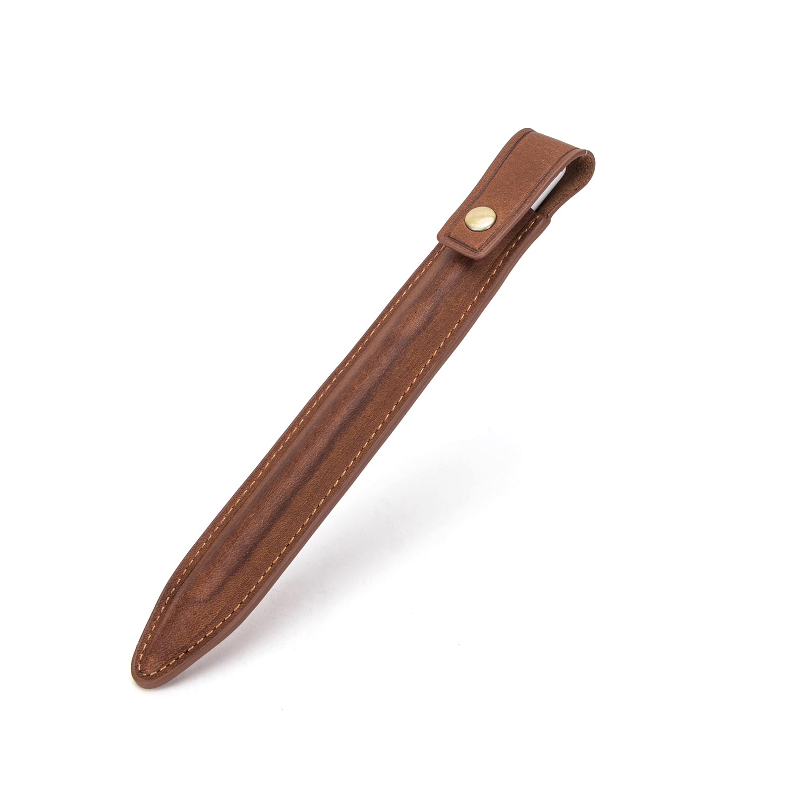 CONTACT'S FAMILY Etui na Apple Pencil Pro/Apple Pencil 1. i 2. generacji, eleganckie etui z prawdziwej skóry, kompatybilne z Apple Pencil (brązowe)