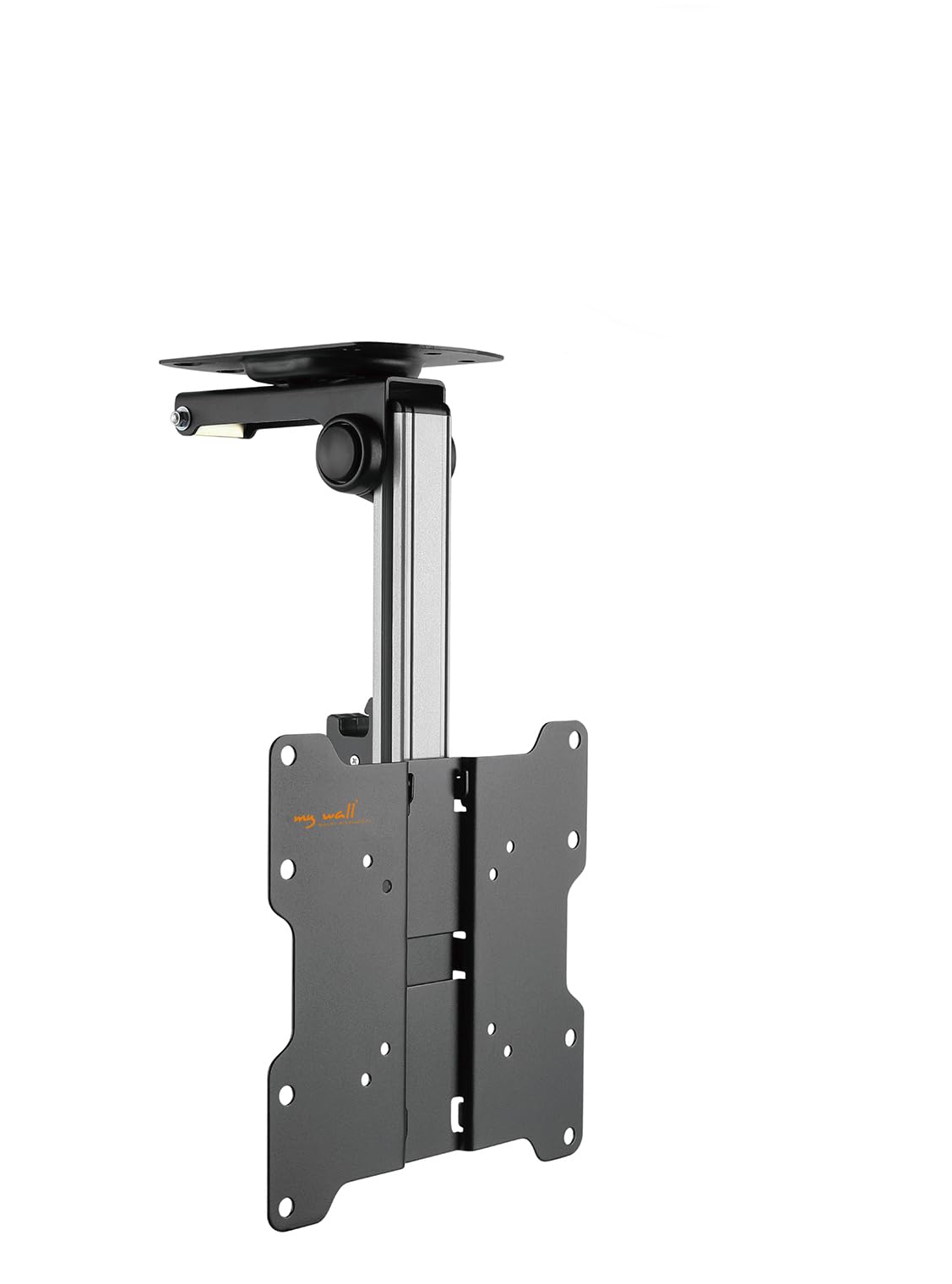 mywall HL12L TV Wand-/-Deckenhalterung 43,2cm (17") - 94,0cm (37") zum Unterbau unter Hägeschränken Einbau in Wohnwagen Installation unter Schrägdecken Neigbar + Schwenkbar Tragkraft 20 kg