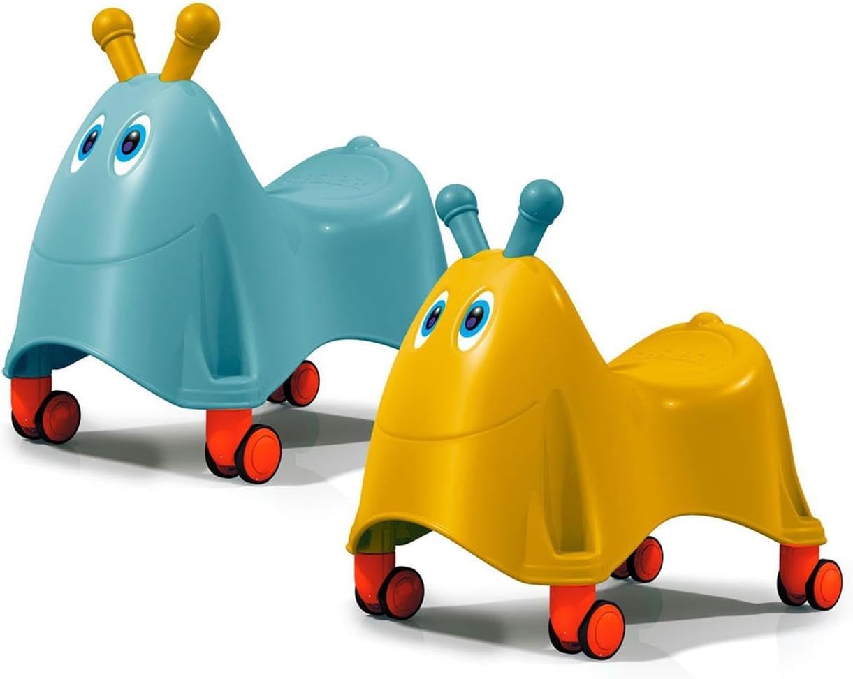 FEBER - Casual Runy, Correpasillos con Forma de Oruguita y Colores Divertidos, Estable y Seguro, Desarrollo niños y niñas a Partir de 1 año, Famosa (FED37000)