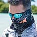 KastKing Sol Armis Neck Gaiter - UPF 50 Face Mask - UV Sun Protection Gaiter Sun Mask for Men & Women, Fishing, Hiking, Kayaking Mask, Prym1 Camo,Blackout,19x9.5 Inches