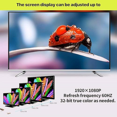 Image of BLACK CROWN USB C to VGA Adapter for Mak-Book Pro /Monitor, Type-C to VGA (15 Pin) Video Cable Converter for Chrom-Book, Phone, M-ac Air,Pad,Ma-c,Del XPS