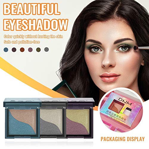 Tuu Eyeshadow Palette, Tiny Two-Tone Eyeshadow Palette, Waterproof Long Lasting Non Smduge Eye Makeup Cosmetic For Beginner (18) #TOP2