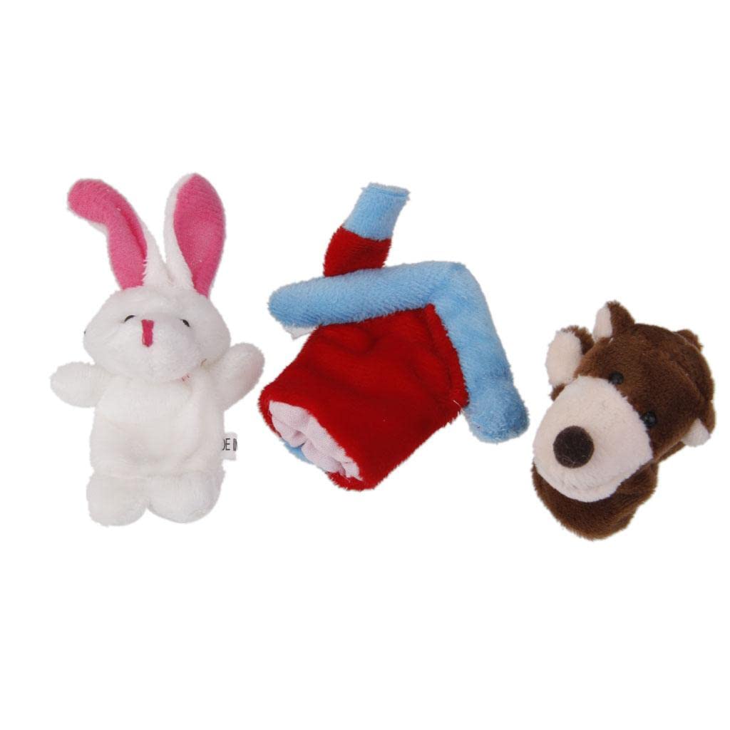 SECRET DESIRE Set of 3pcs Finger Puppets - Wolf and Rabbit-image-3