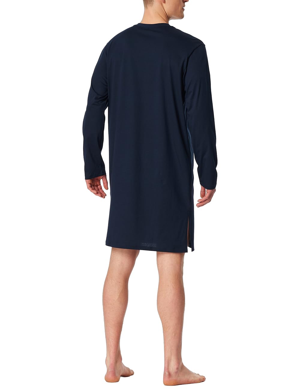 Schiesser Herren Nachthemd Bigshirt Langarm Single-Jersey - Comfort Nightwear