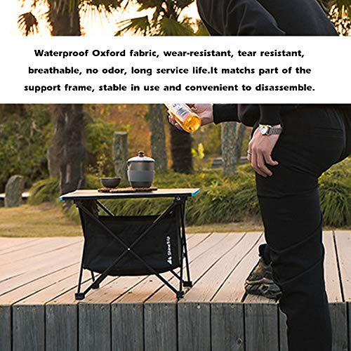 Leeofty Acessórios para mesa dobrável de alumínio para acampamento ao ar livre Bolsa de armazenament