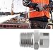 The Lord of the Tools 2pcs 1/4BSPT Male Thread High Pressure Nozzle 0.91mm Orifice 110° Spray Angle Compatible with Prochem