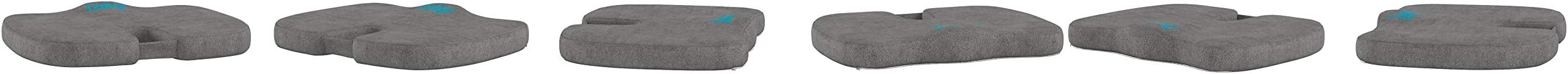 Tailbone Lumbar Support Memory Foam Seat Cushion, for Office Chair, Car and Home, ErgoMax Non Slip Unrivaled Sciatica Pain Relief, Orthopedic Ergonomically Contoured Coccyx Lower Back Support Pillow