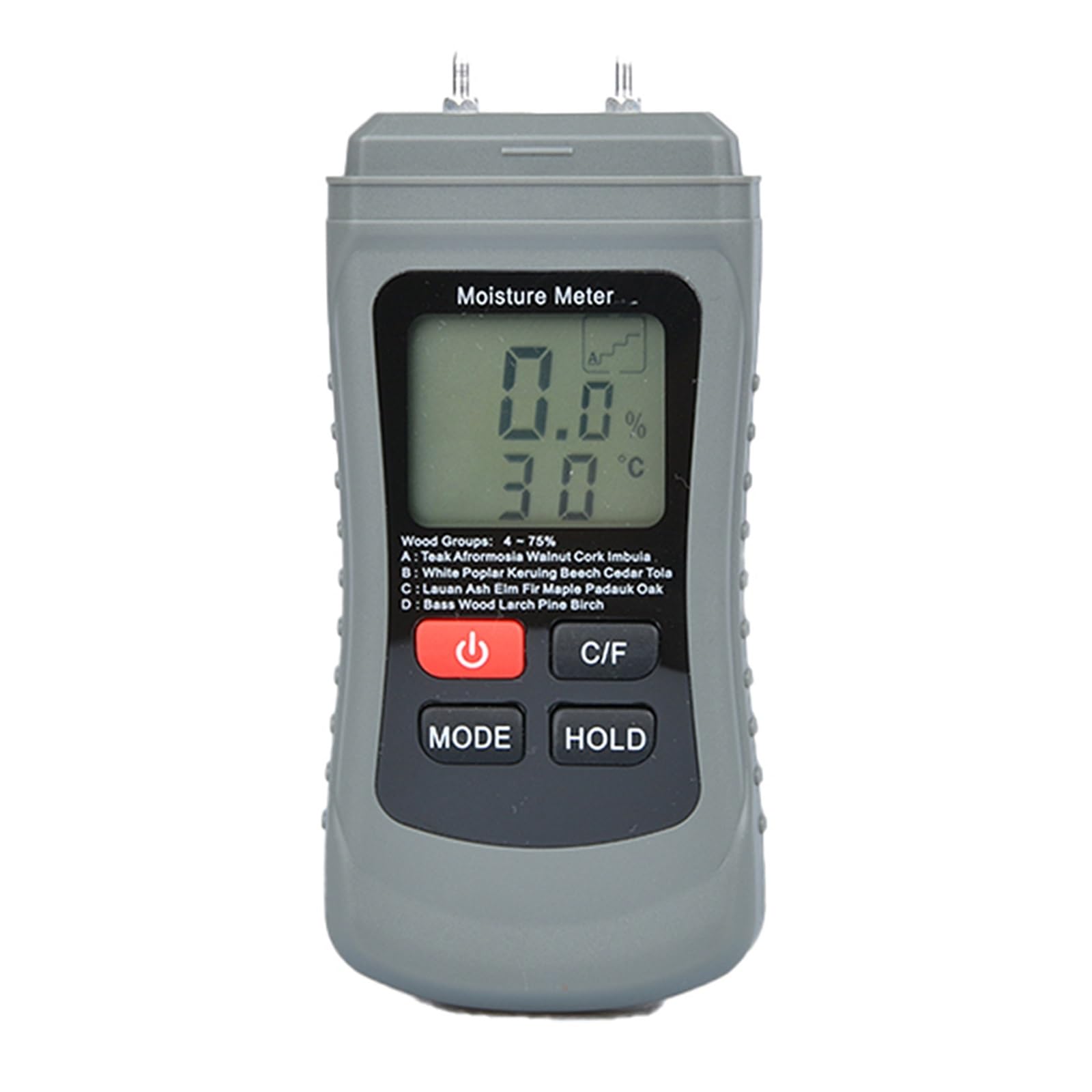 Rilevatore Di Umidità Del Legname Sensore A Due Pin Display LCD Digitale Grandi Dimensioni For Bambù/carta/cartone/parete Semplice da usare