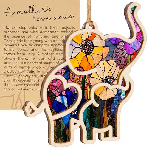 Butterfly Gifts for Women, Acrylic Butterfly Suncatcher Ornament Faux Stained Glass, Inspirational Gift for Women, Christmas Ornament Decorations 2025, Printed Suncatcher Effect Keepsake Acrylic