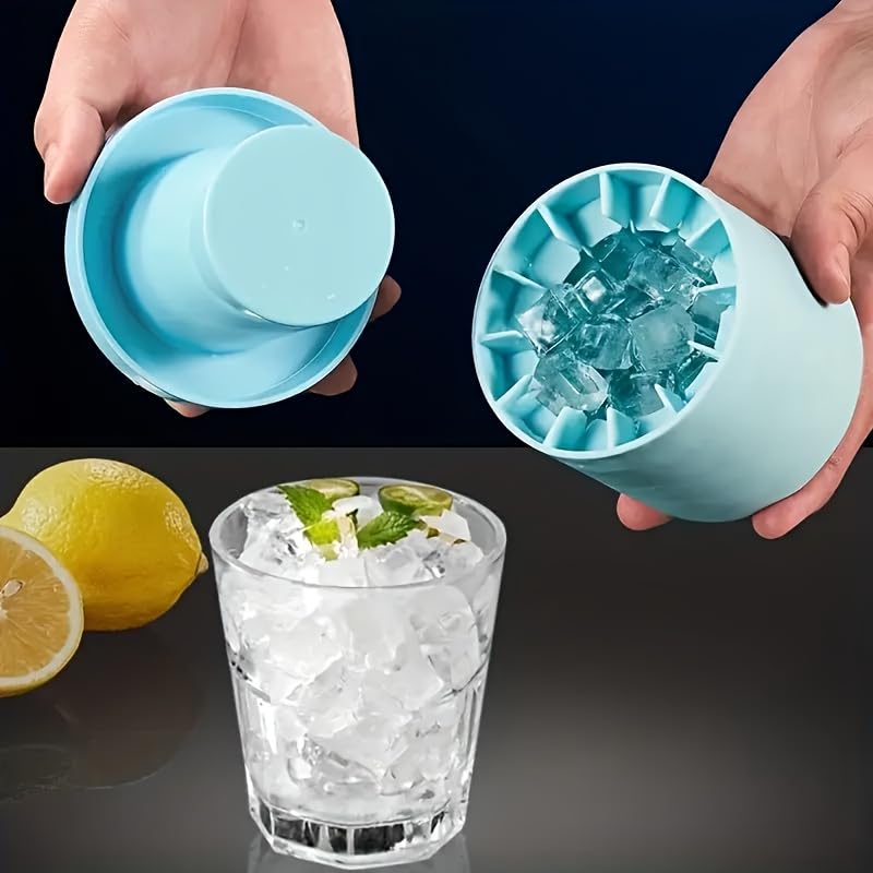 Molde de hielo de silicona 2 piezas con dispensador miniatura 2
