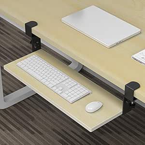 Amazon.co.jp: Ergonomic Desk Extender Solid Wood Wrist Rest Computer ...