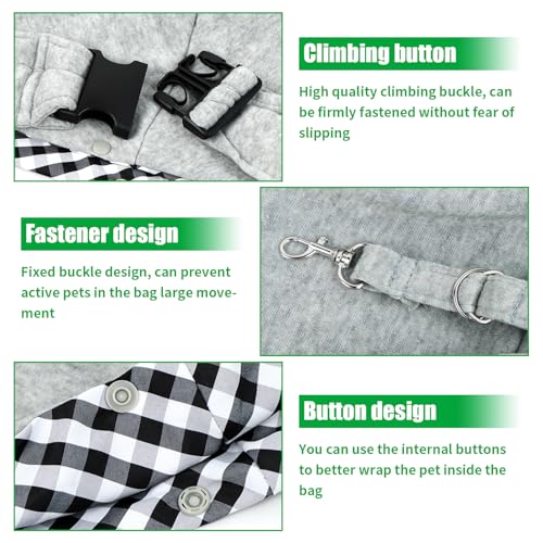 Hundetragetuch Hundetransporttasche Strapazierfähiger Tiertransporter Für Hunde Und Katzen Für Aktivitäten Im Freien,Wochenendausflüge Und Spaziergänge Mit Hunden Und Katzen(Grey)