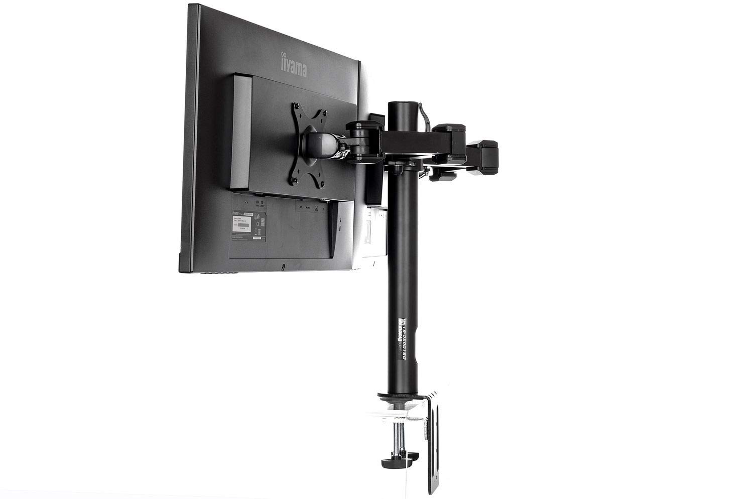 iiyama support de bureau double moniteurs DS1002C-B1 Réglages manuels Attache par pince Noir
