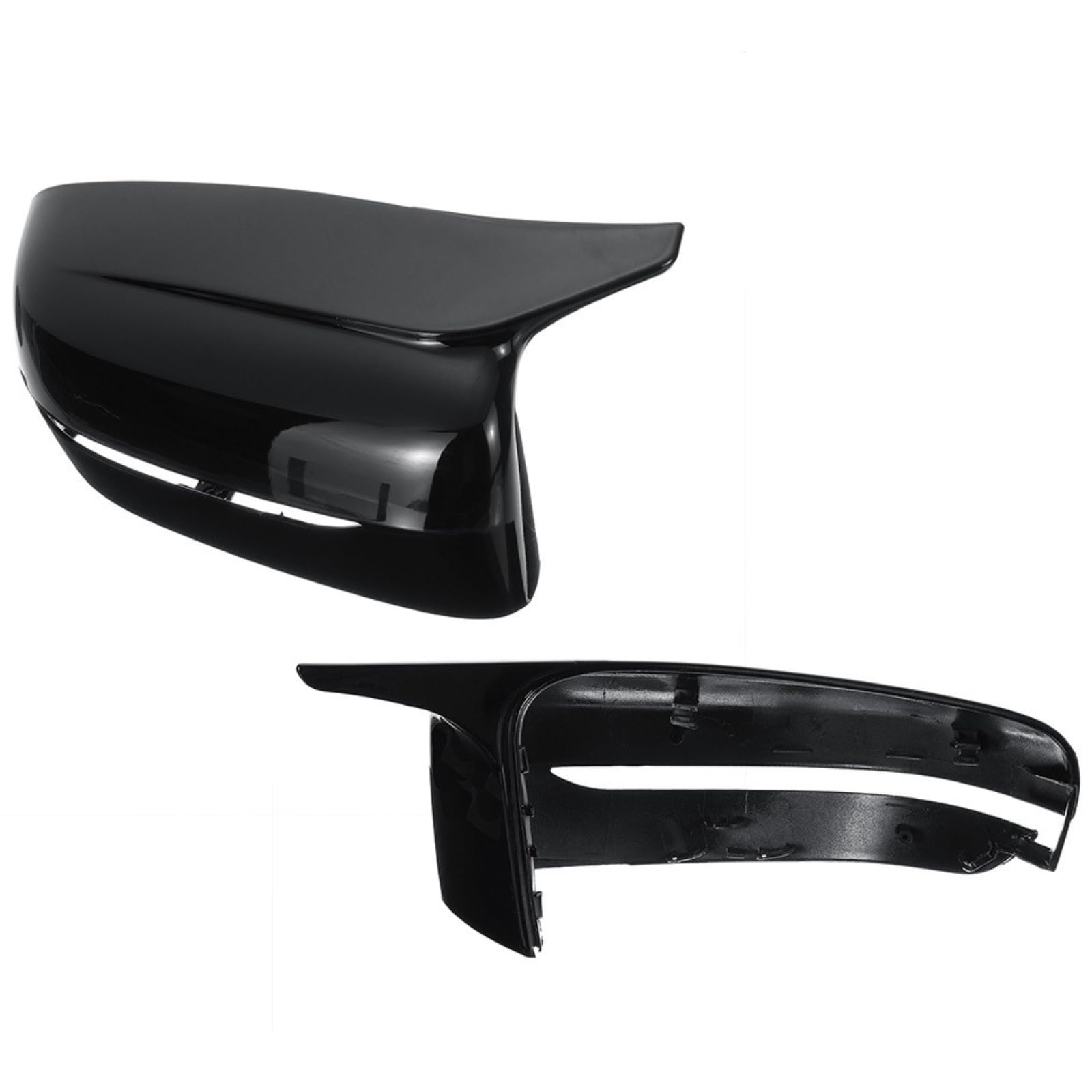 M Sport Spiegelkappen Kompatibel mit BMW 3er, 5er, 6er, 7er Passend für G30 G31 G38 G20 G21 G28 G32 G11 G12 G14 G15 Aussen Accessories Exterieur Tuning Zubehör - Nur Linkslenker (LHD) Modelle