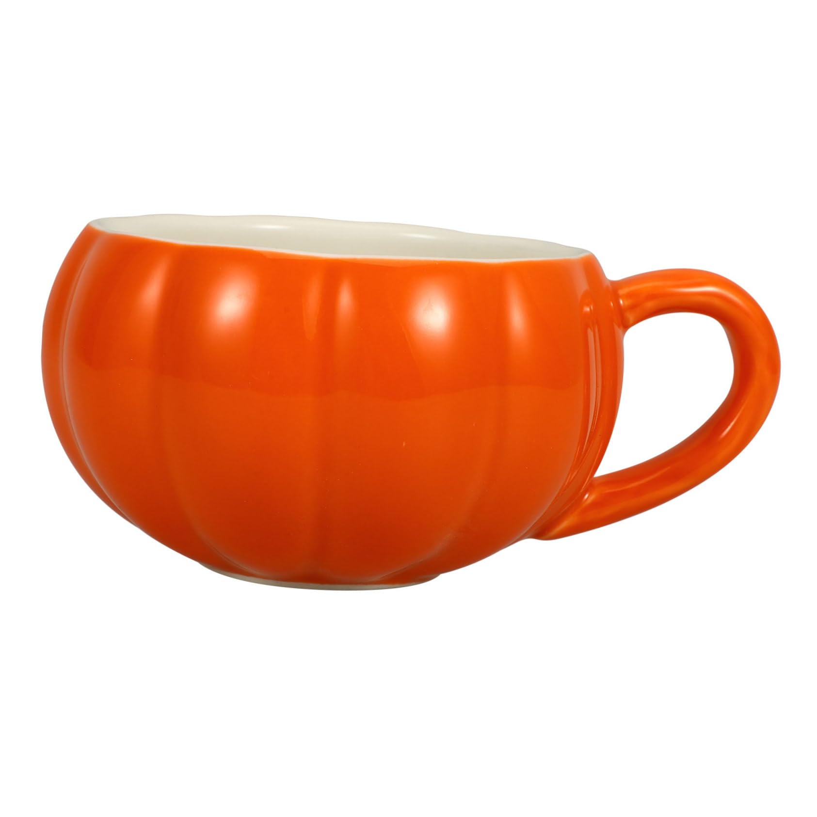 COLLBATH Pumpkin Cup Decorative Ceramic Mug Hot Coffee Mug Halloween Water Cup Ceramic Cup Handle Milk Cup Ceramic Water Mugs Desktop Coffee Mug Halloween Mugs Home Coffee Mug Pumpkin Mug
