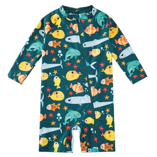 upandfast Baby Junge Badeanzug Lang UV Schutz Baby Badebekleidung...