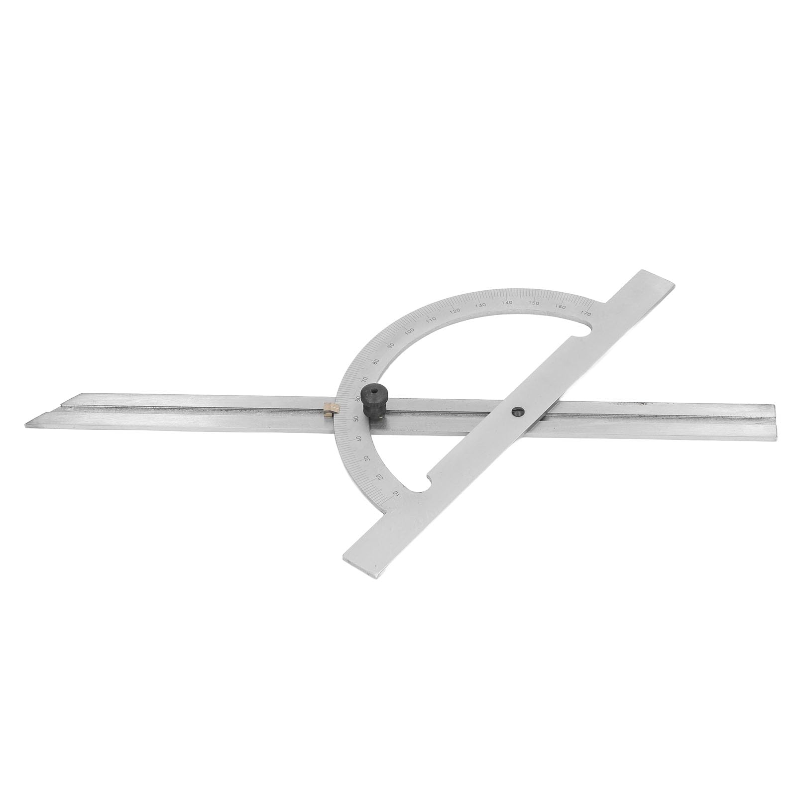 Goniometro regolabile in acciaio al carbonio ad alta precisione per falegnameria e macchinisti, 200 x 400 mm