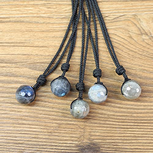 COAI Pendente Sfera Unisex in Labradorite