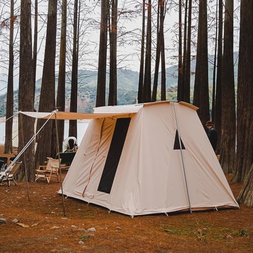 Carpa de Algodón Impermeable para Camping Familiar 4 Temporadas miniatura 1