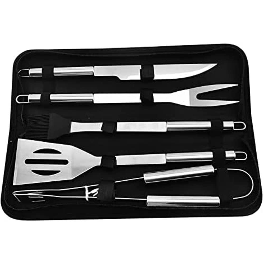 Set di Utensili per Barbecue, Accessori per Barbecue, Kit per grigliate in Acciaio Inossidabile, Regalo per Barbecue all'aperto per Uomo