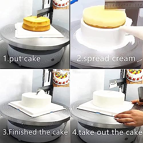 Esparcidor automático de crema para tartas para un revestimiento suave y decoración en pasteles y pan