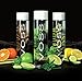 VOSS Artesian Sparkling Water, Lime Mint, 375 ml Glass Bottles (Pack of 12)