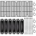 Criditpid Grill Replacement Parts for Nexgrill 6 Burner 720-0896B, 720-0896, 720-0896E, 720-0896C, 730-0896, Cast Iron Grill Grates, Heat Plates, Burners Tubes & Ignitors for Nexgrill Evolution Grills