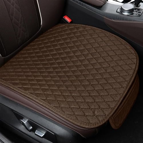 ERLBGW Car Seat Cover for Hyundai Sonata 1989–2025 2026 YF/LF/DN8, Front Row Seating Pad for Vehicle, Interior Protective Cushion for Upholstery Care and Enhanced Cabin Comfort,Brown