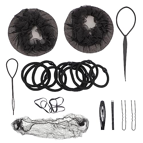 BIUDECO Redes Elásticas Invisibles para Moño Ballet Accesorios para Peinados de Niñas Malla Flexible y Duradera para Cabello Práctico para Danza y Diario