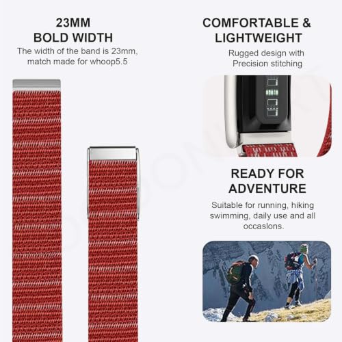 Image of Sport Breathable, Durable Strap Compatible with Whooop 5.0 One & Peak