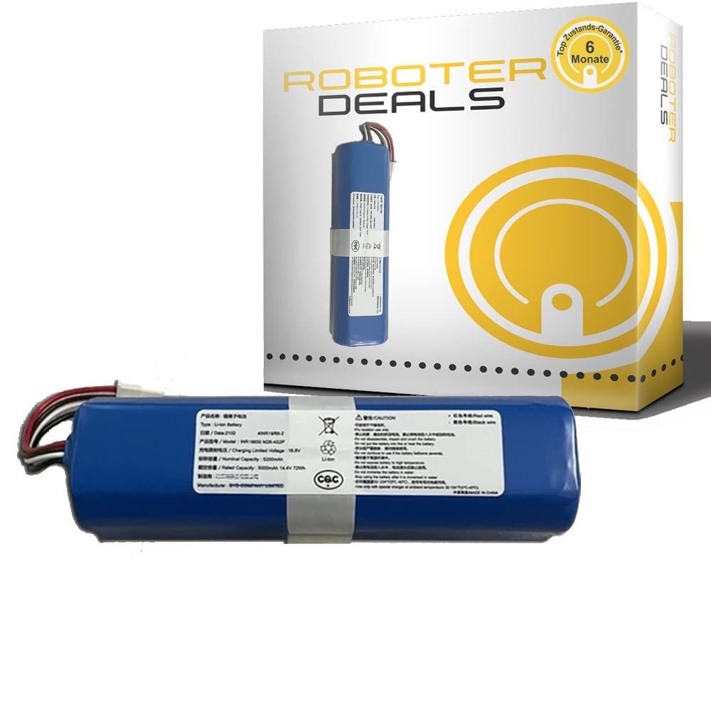 Exmate 14,4V 3600mAh Li-Ion Akku Für Ecovacs Deebot Ozmo & N8 Serie – Ersatzakku Mit Hoher Laufzeit