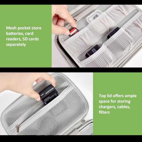 Bolsa para cámara DSLR y mirrorless gris ajustable miniatura 4