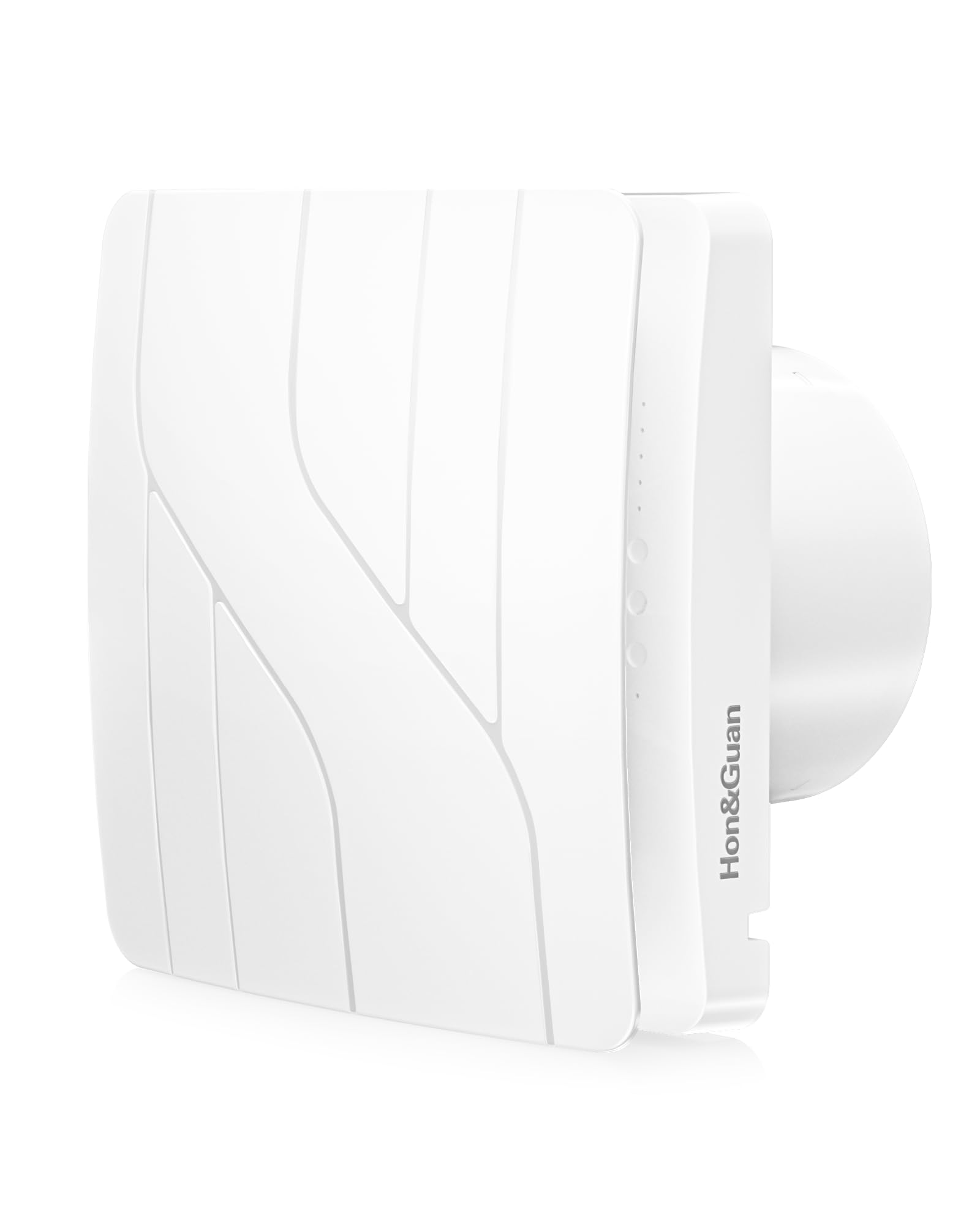 100mm Bathroom Extractor Fan with Timer, 110m³/h, 5W, Quiet, Backdraft Flap