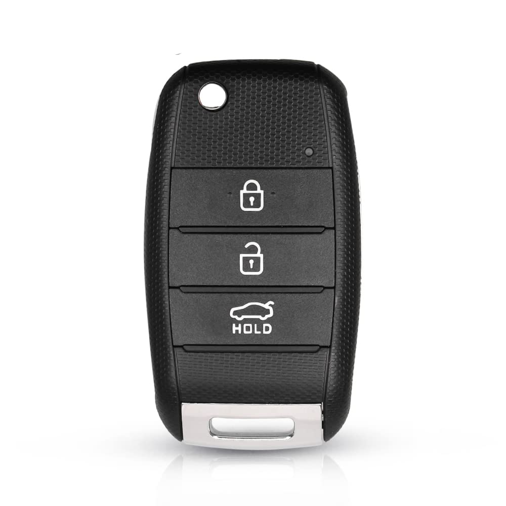 kuyuansuReplacement Flip Folding Key Box for KIA K2 K5 Sorento Soul Carens Sportage Car Remote Control Key Cover Smart Key Shell Fob