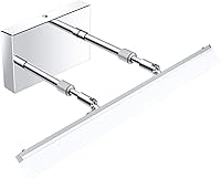 Vista 1 de Aipsun Luces LED de tocador de 15.7 pulgadas ajustables para baño, lámpara de pared para baño, accesorio de iluminación sobre espejo cromado moderno