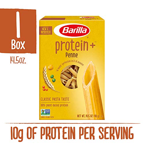 image for Barilla ProteinPlus Multigrain Pasta, Penne, 14.5 Ounce (Packaging may